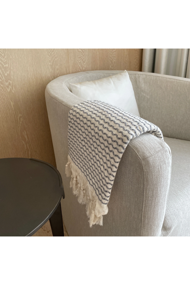 Turkish cotton throw - Wave