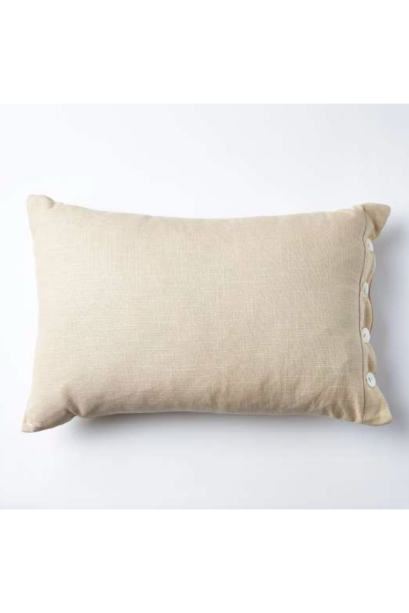 Taupe cotton slub cover