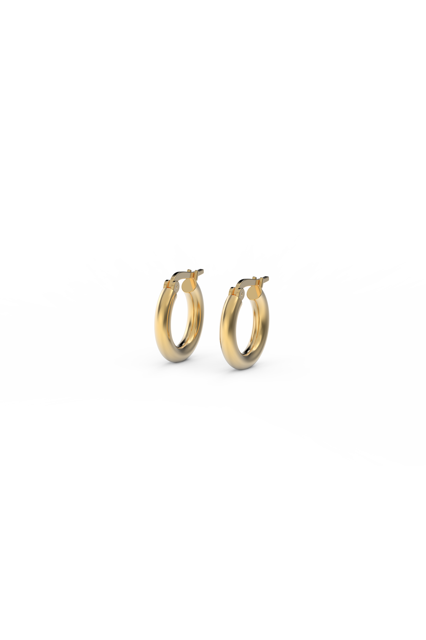 9ct Yellow gold hoops