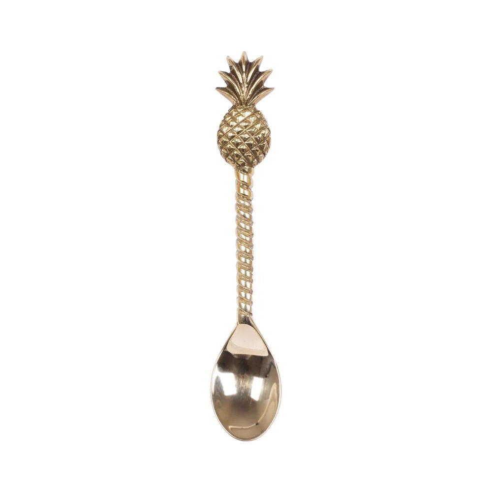 Brass Teaspoon - Pineapple