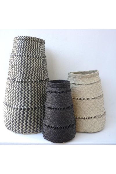 Tall basket decor
