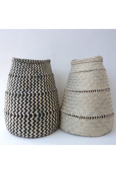 Tall basket decor
