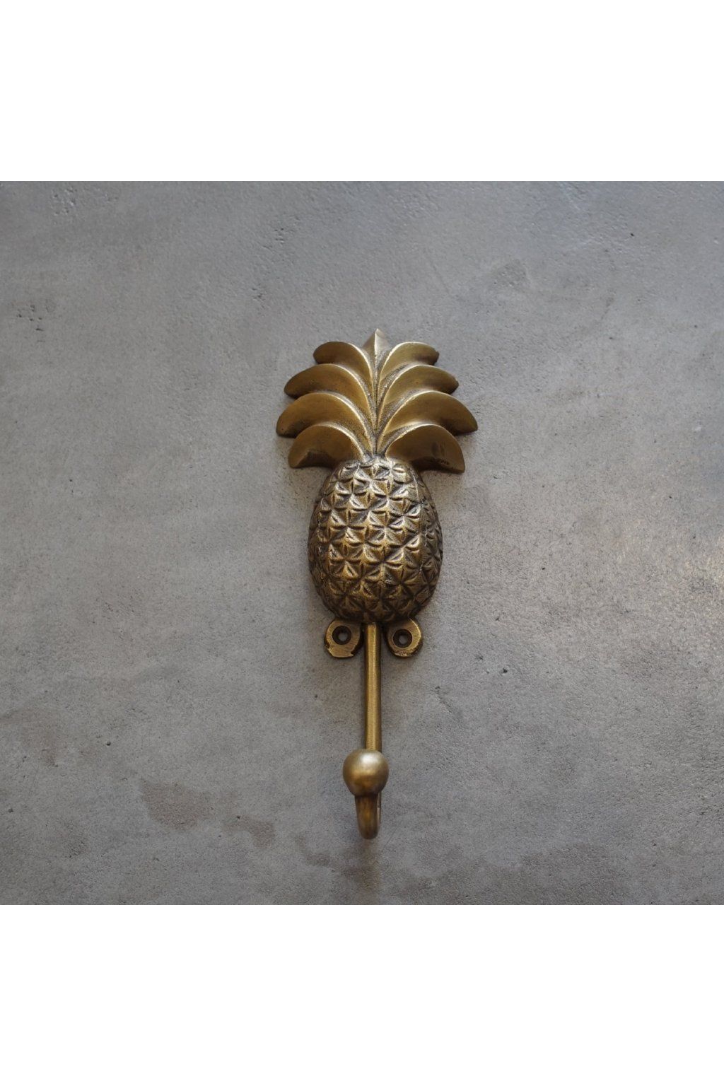 Brass hook - Pineapple
