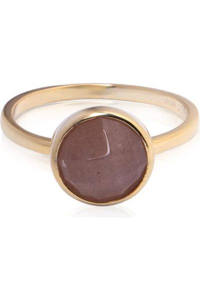 Peach Moonstone ring