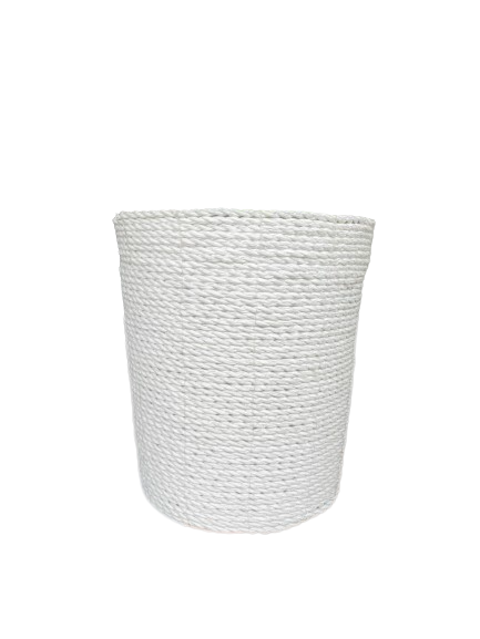 Waste bin - white
