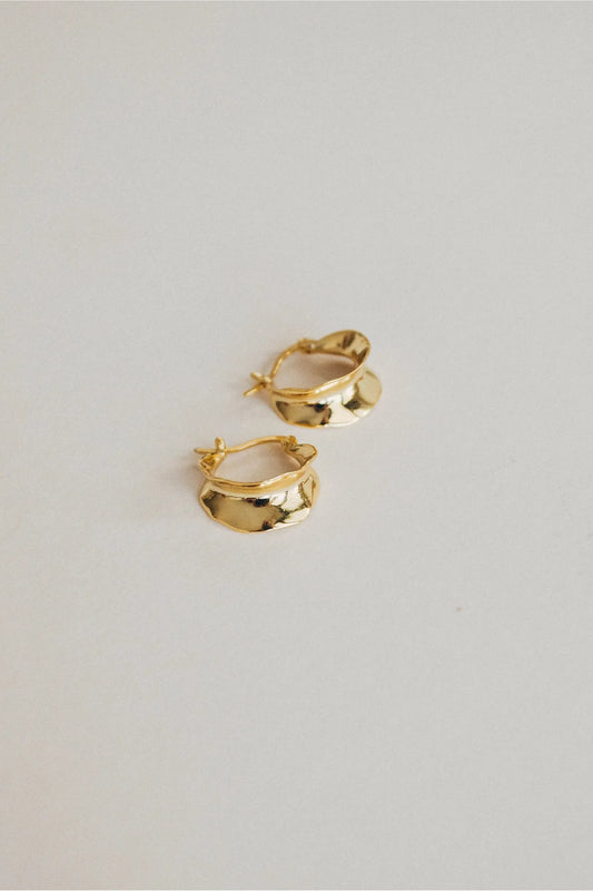 Glam - Hammered Hoops