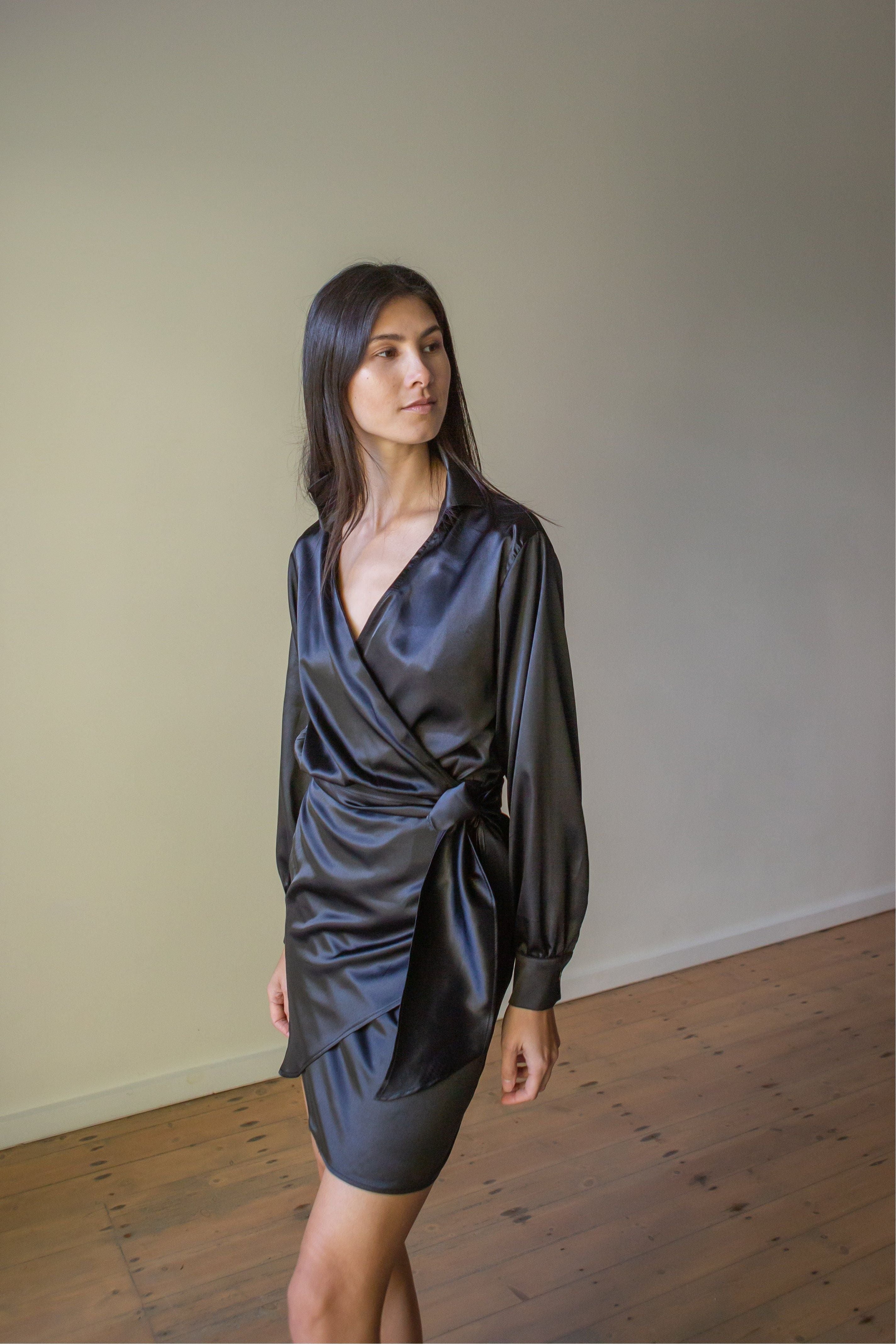 Satina evening dress