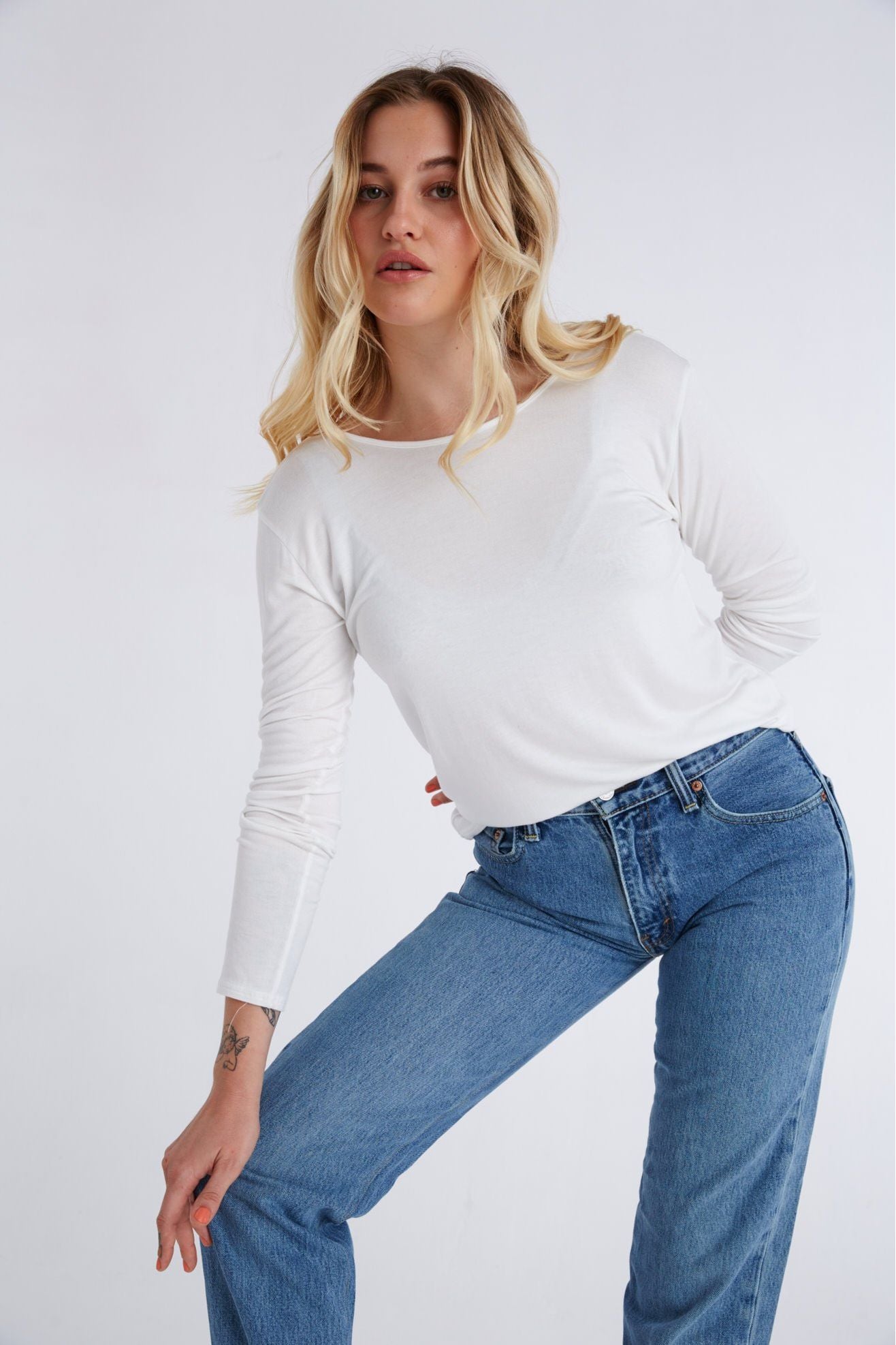 Low Back Long Sleeve Tee