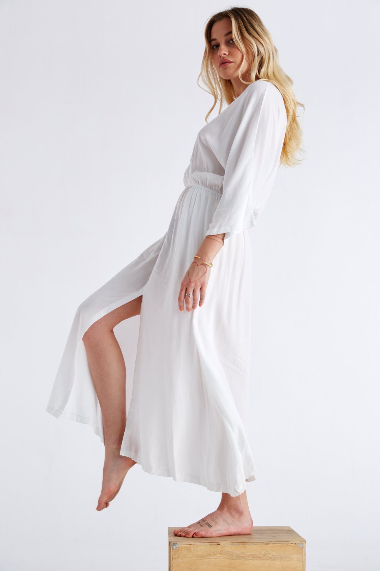 Santorini dress - white
