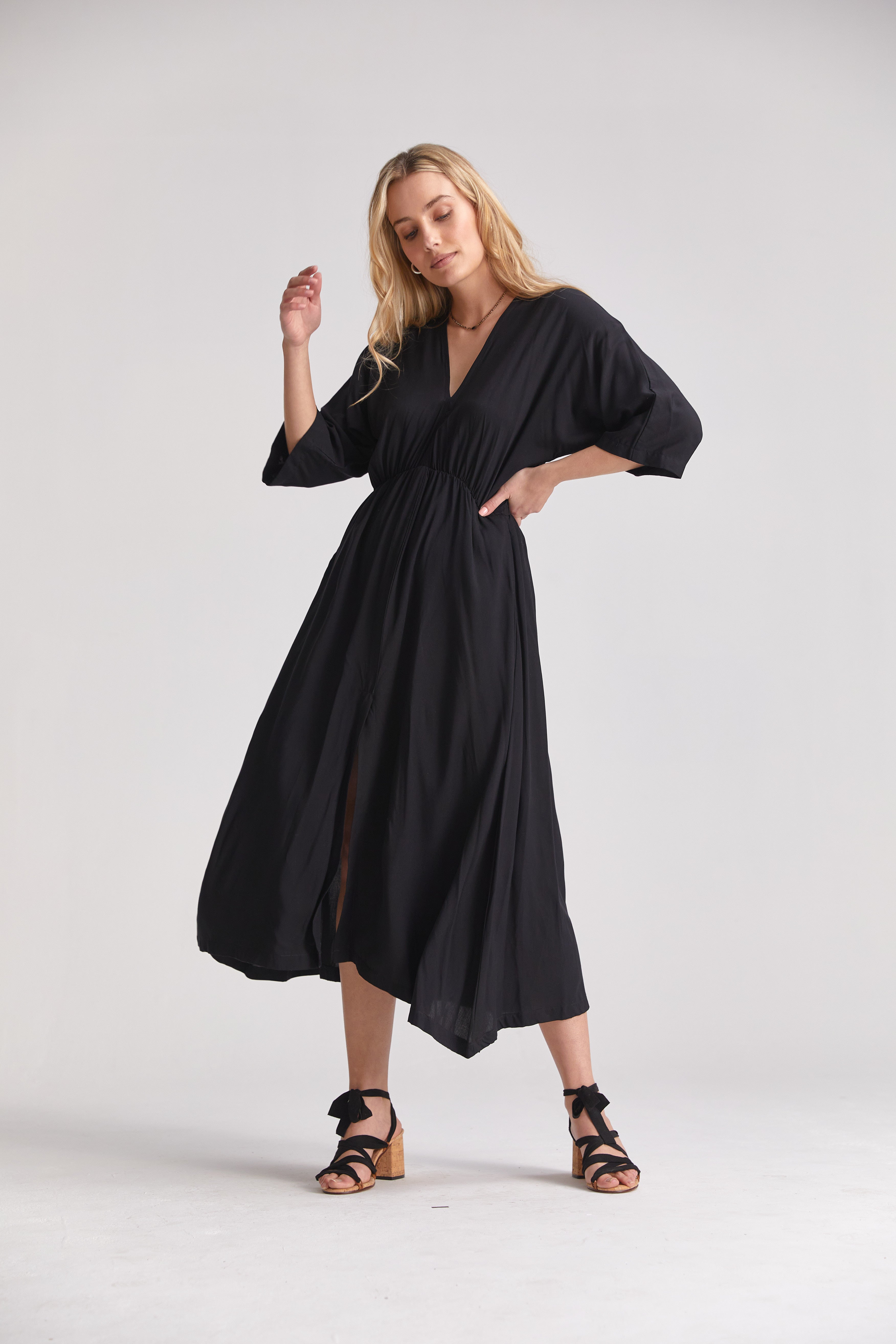 Santorini Dress - Black