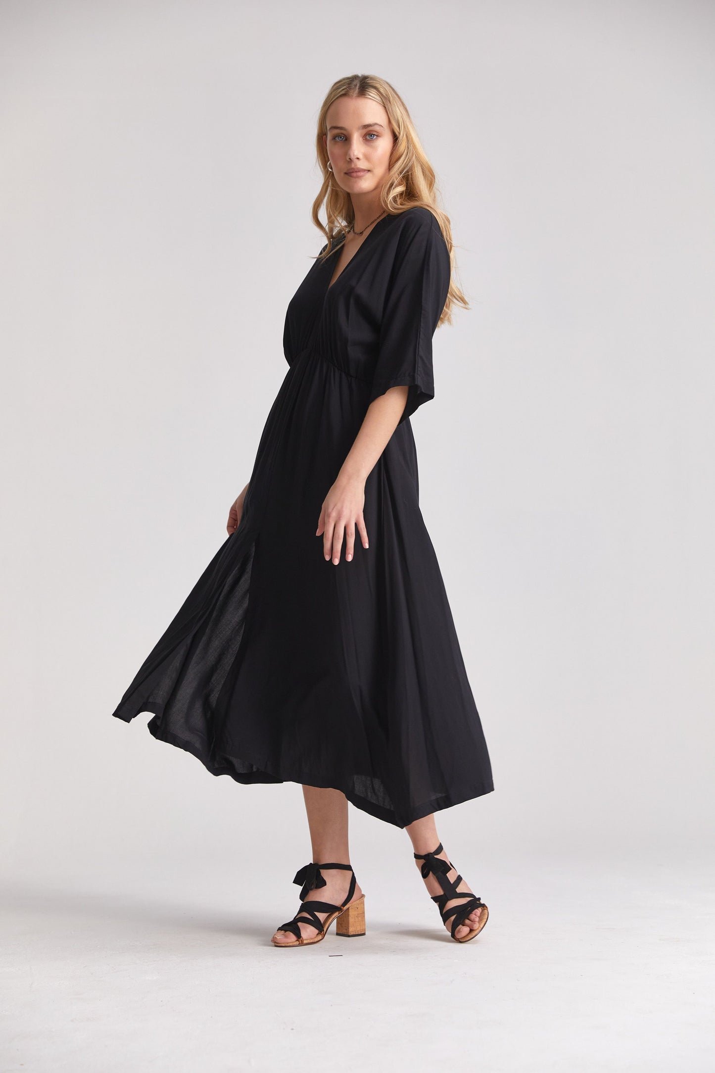 Santorini dress - black