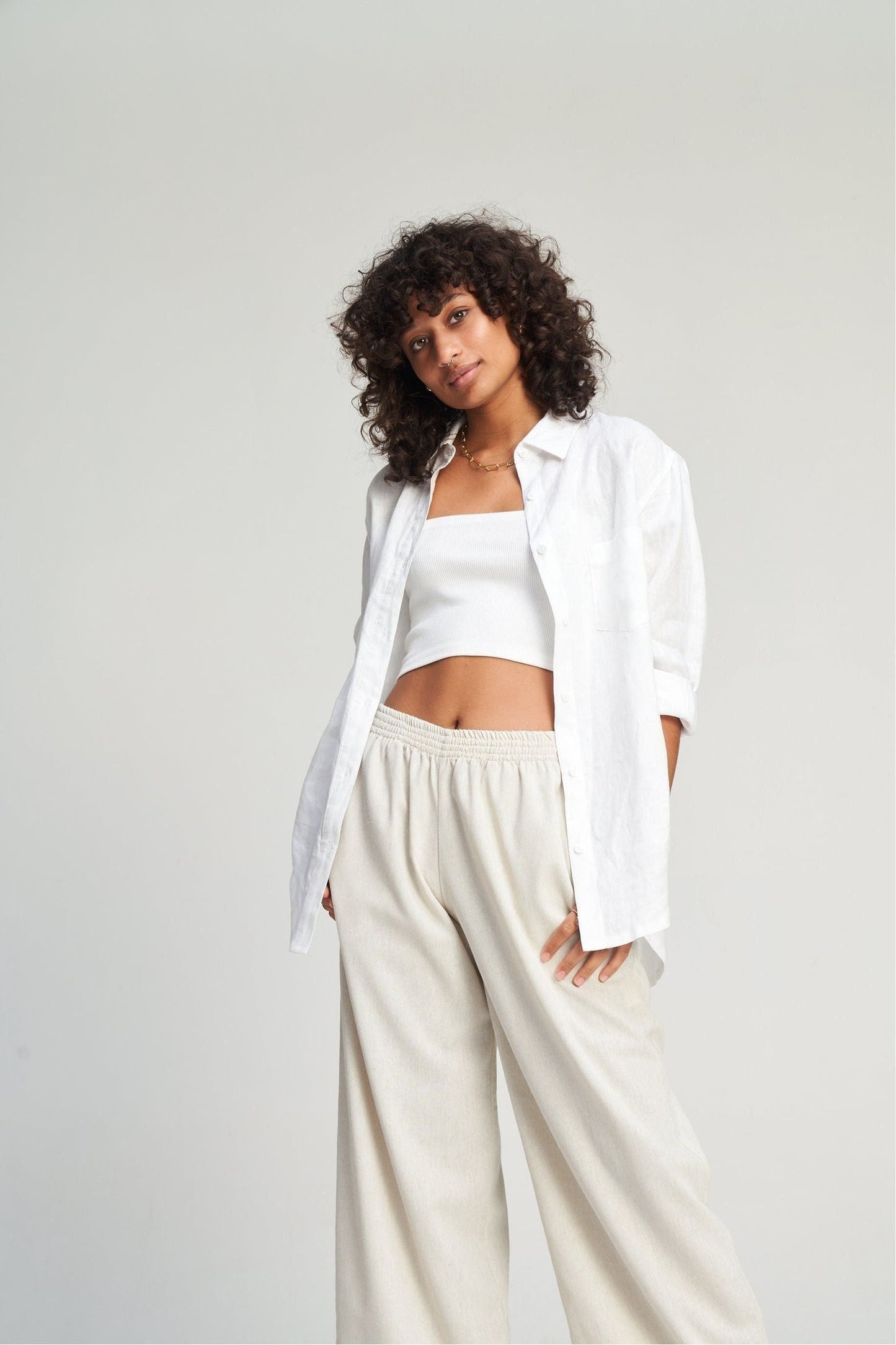 Lila Linen Shirt - Day Shades