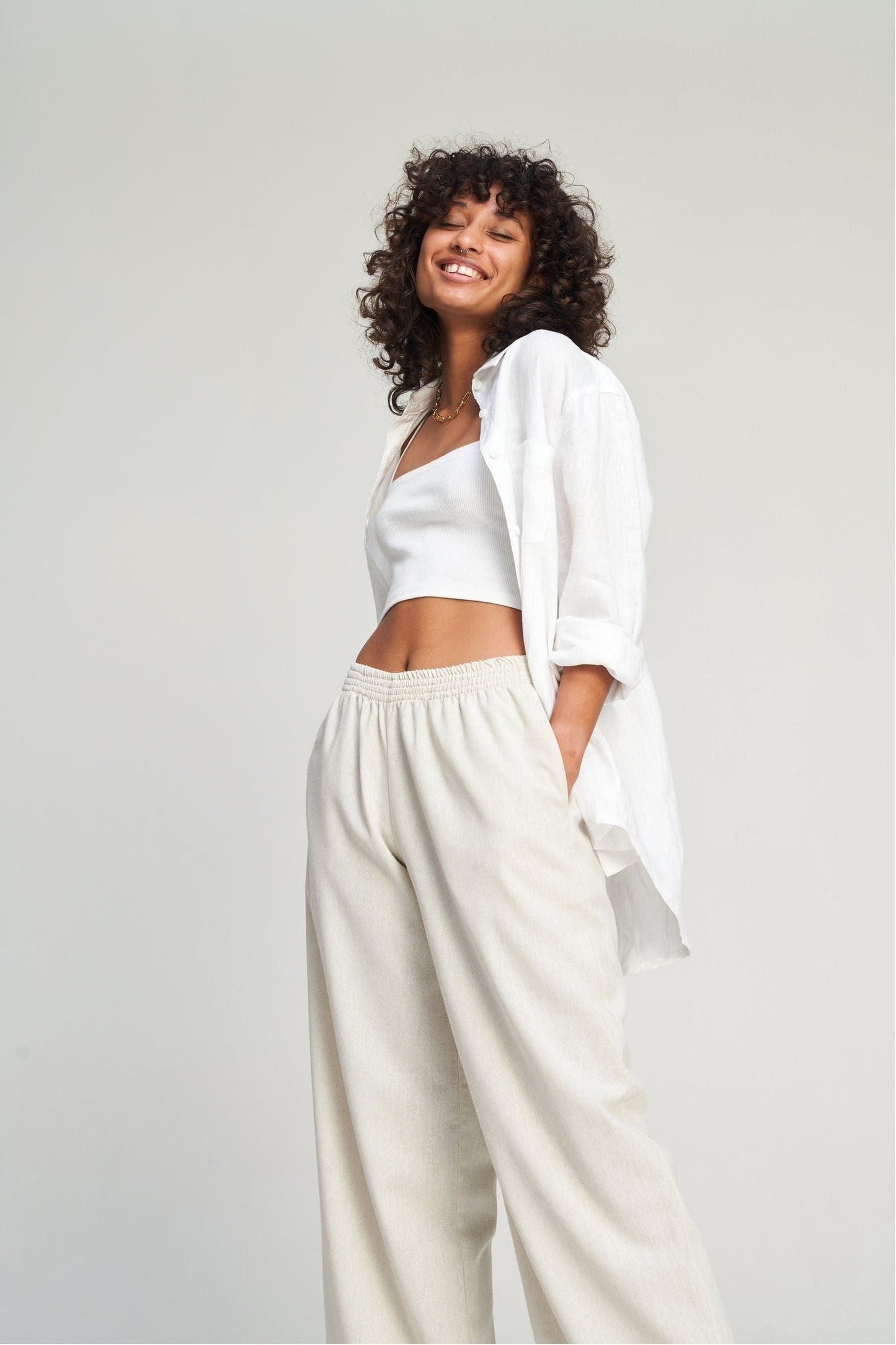 Lila Linen Shirt - Day Shades