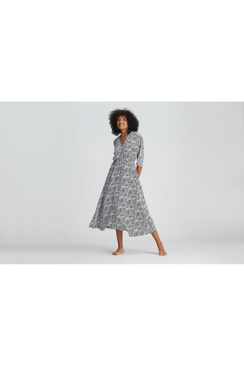Santorini dress - zebra