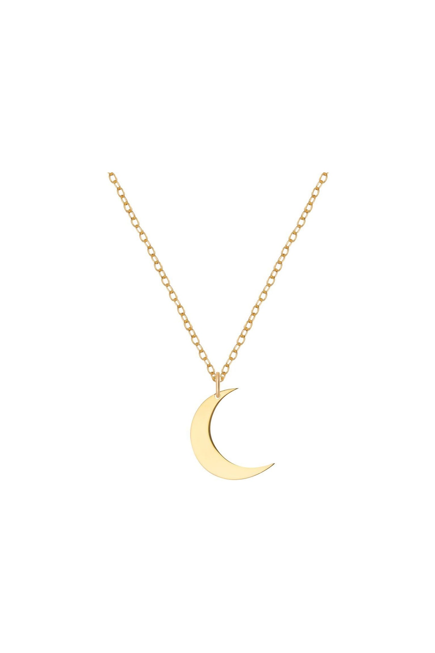 Crescent moon pendant