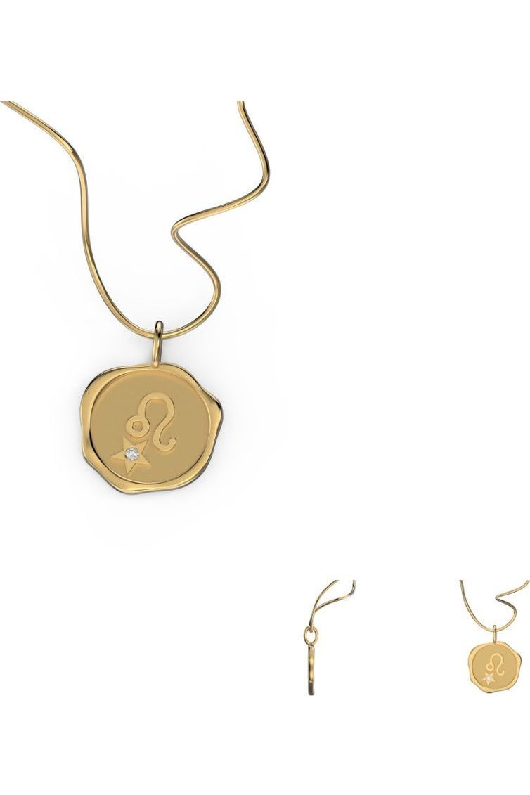 9ct Zodiac sign necklace