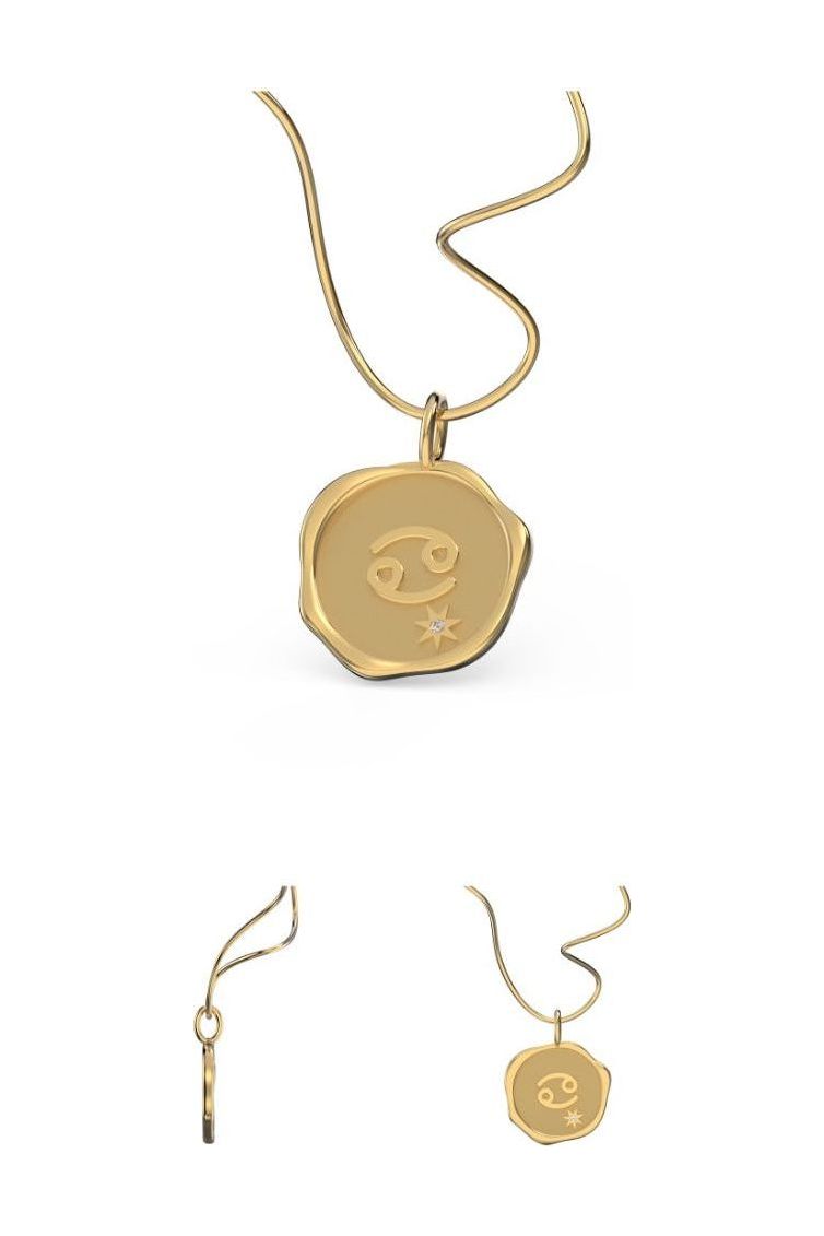 9ct Zodiac sign necklace