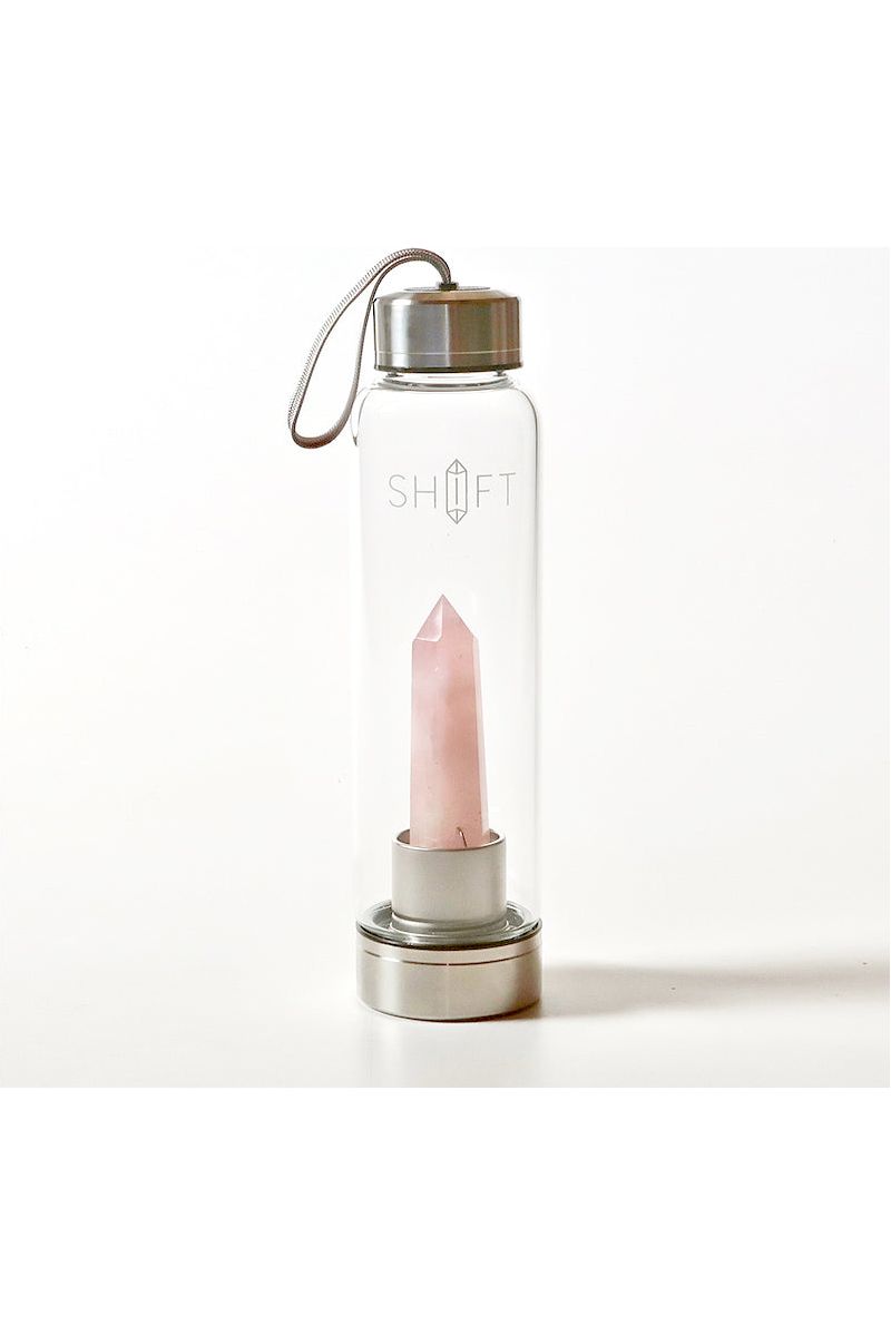 Crystal solid water bottle