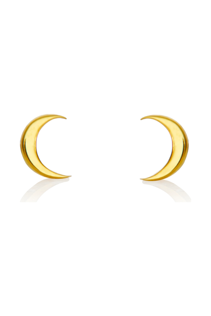 Tiny moon studs