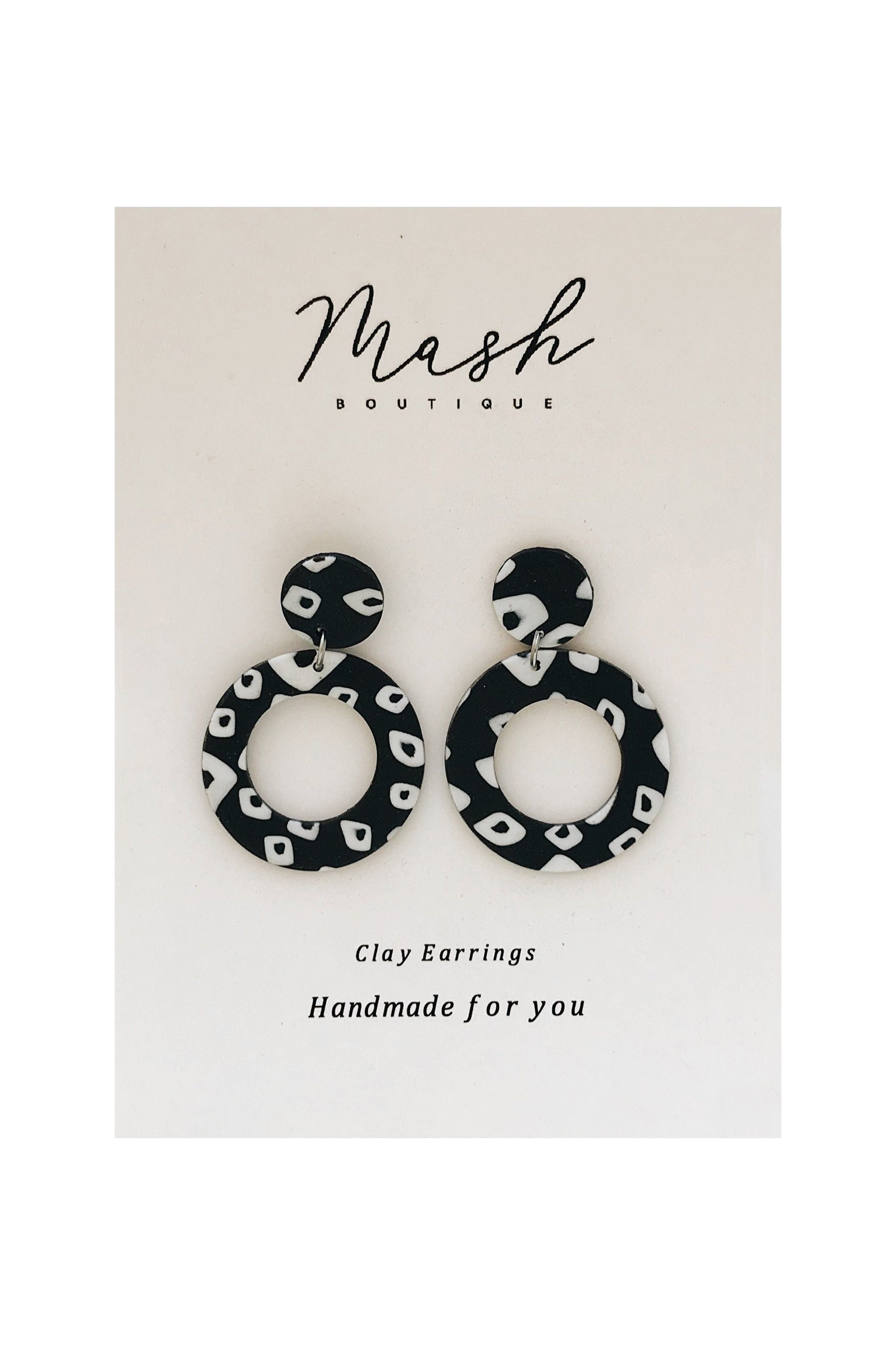 Statement Clay Earrings