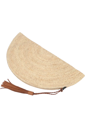 Sienna - Raffia half moon