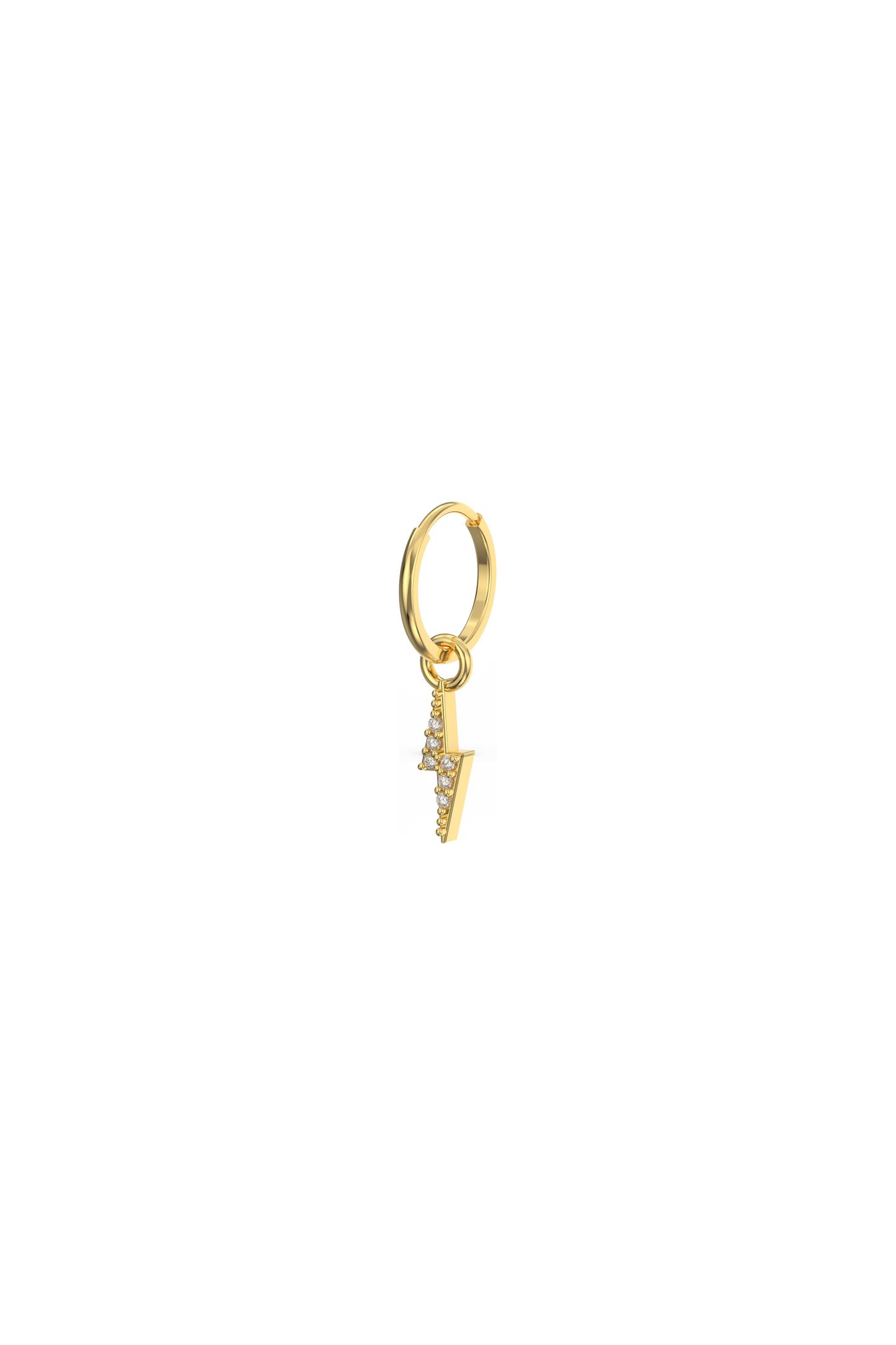 9ct Yellow Gold Lightning Bolt