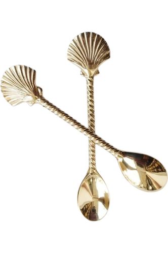 Brass Teaspoon - Shell